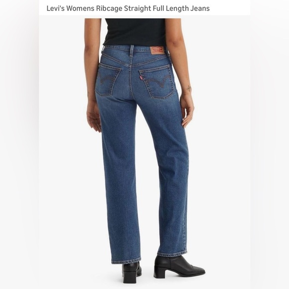 Levi's Ribcage Straight- Button Fly -Full Length - Picture 6 of 14